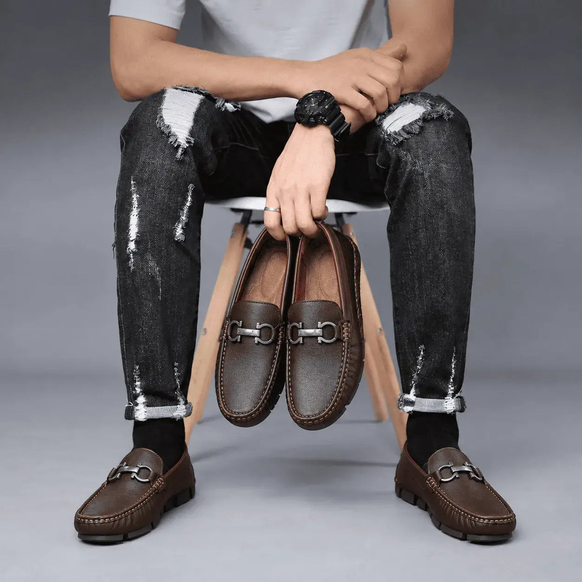 Mocasines Flexibles para Caballero – Se Doblan, Pesan Poco y Combinan con Todo