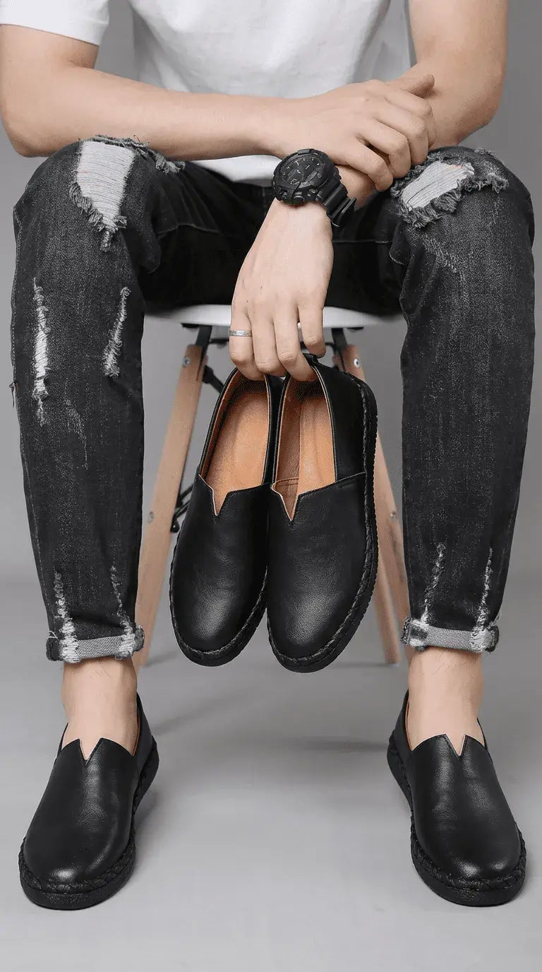 Mocasín Hombre Artesanal Flex