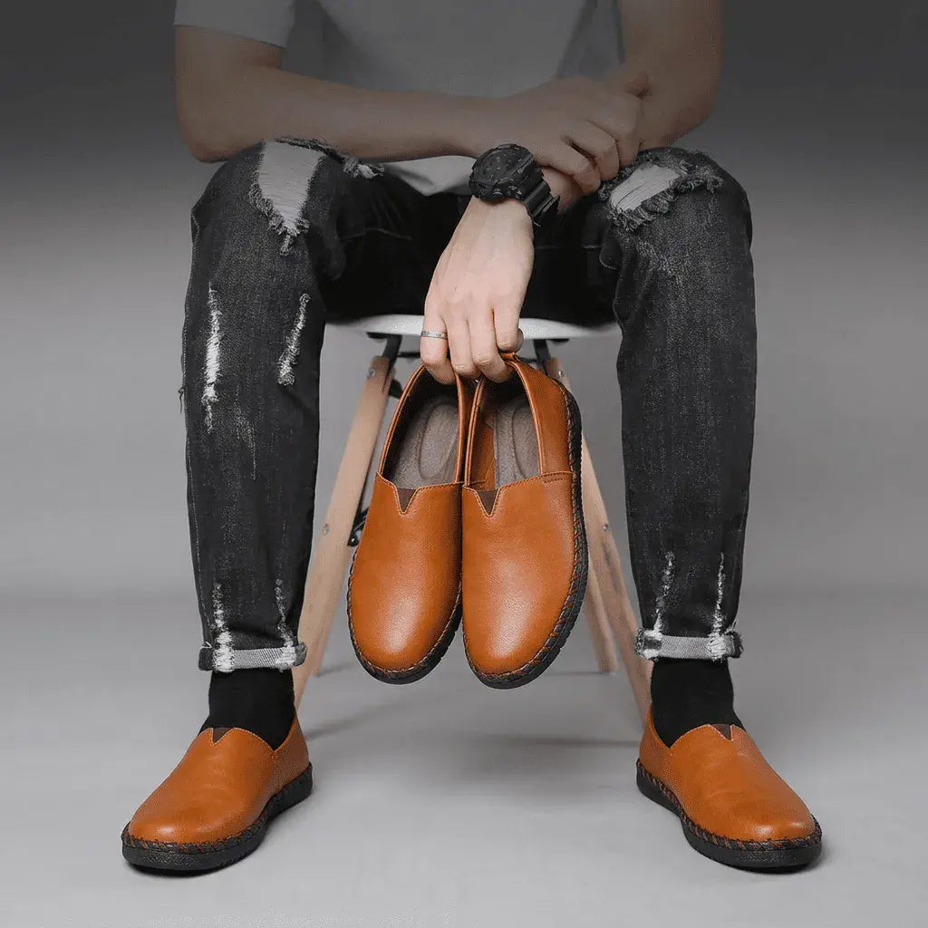 Mocasín Hombre Artesanal Flex