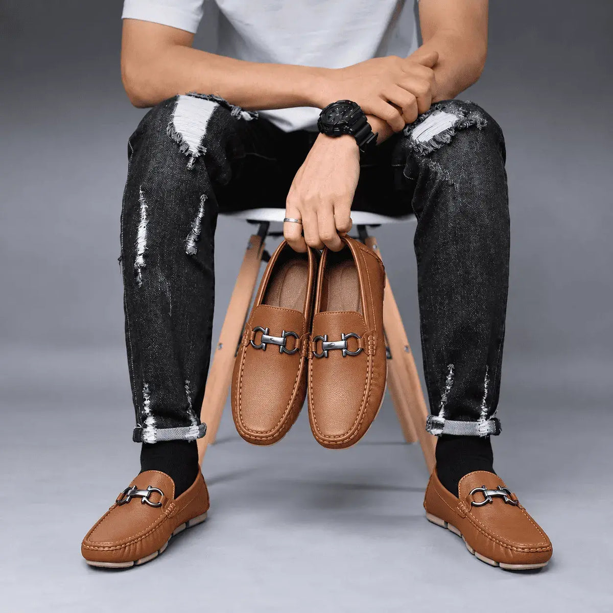 Mocasines Flexibles para Caballero – Se Doblan, Pesan Poco y Combinan con Todo